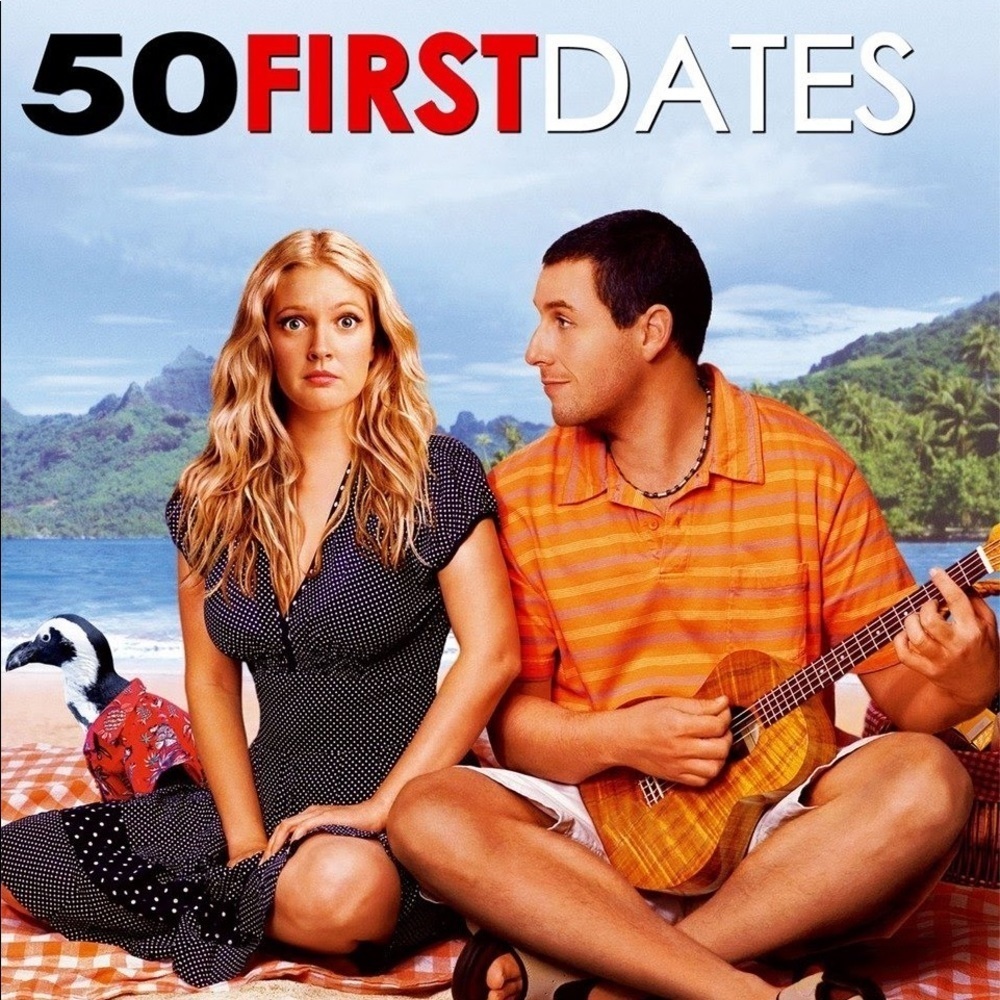 50 First Dates dvd movie Adam Sandler & Drew Barrymore